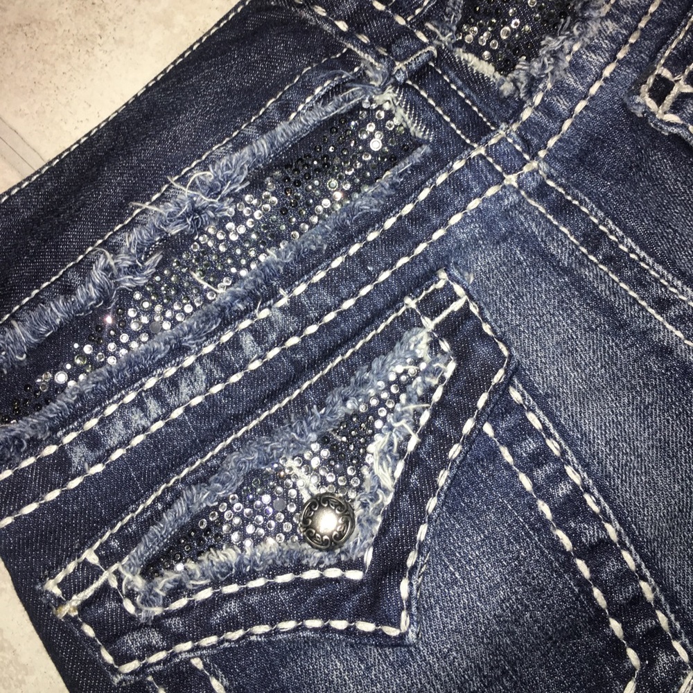 Maurice’s Dark Washed Denim Flare Jeans